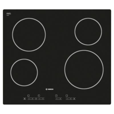 Bosch PKE611E14E Electric Hob Black