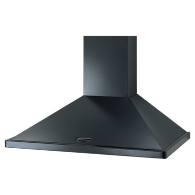 Rangemaster 90cm Chimney Cooker Hood Black