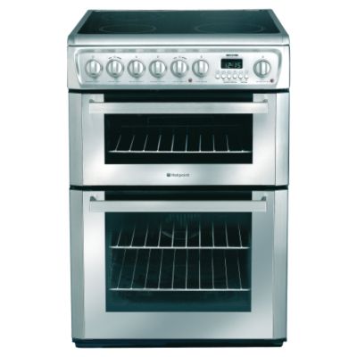 Hotpoint EW74X Electric Cooker Stainless Steel