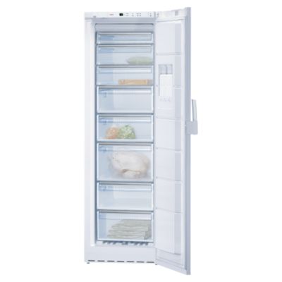 Bosch GSN32A21GB Tall Upright Freezer White