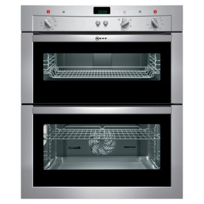 Neff U17M42 Electric Double Oven Stainless Steel