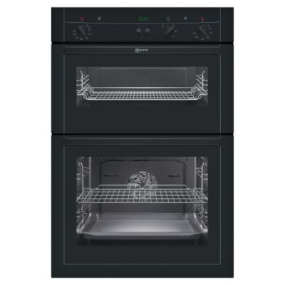 Neff U15M42SOGB Electric Double Oven Black