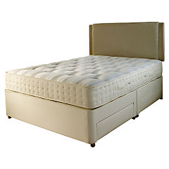 Rest Assured Turin Ortho 1400 2 Drawer Divan Bed