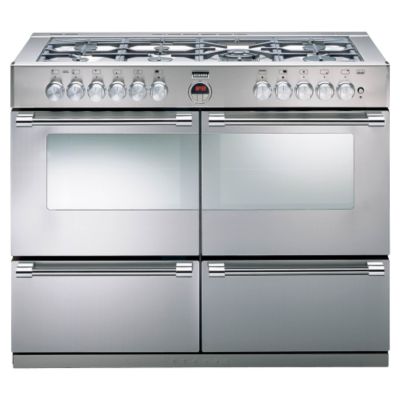 Stoves Sterling 1100DF Dual Fuel Range Cooker Stainless Steel