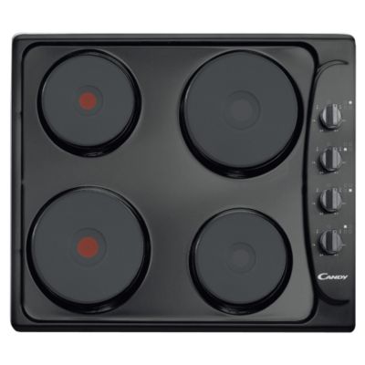 Candy  ple64n Electric Hob Black