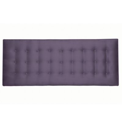 Statutory Silentnight Calella Faux Suede Headboard Plum