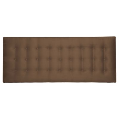 Silentnight Calella Faux Suede Headboard Chocolate