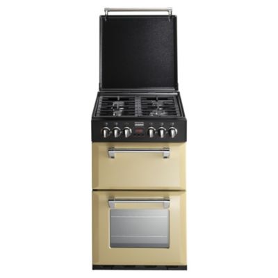 Stoves 55DF Dual Fuel Cooker Champagne