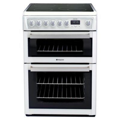 Hotpoint EW84P Electric Cooker White