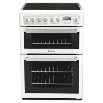 Hotpoint EW74P Electric Cooker White