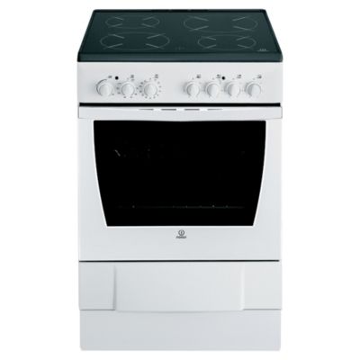 Indesit K6C320WG Electric Free-Standing Cooker White
