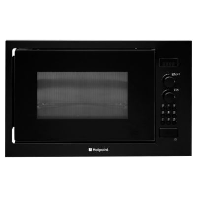 Hotpoint MWH222K Built-In Microwave with Grill Black