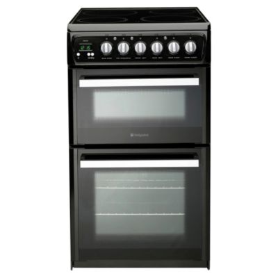 Hotpoint EW48K Electric Cooker Black