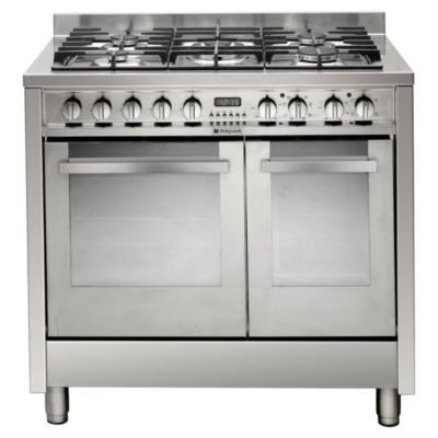Hotpoint EG902GX Dual Fuel Cooker Stainless Steel