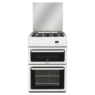 Hotpoint C367GWH Gas Cooker White