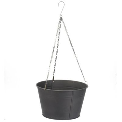 Sainsbury's Zinc Effect Hanging Basket