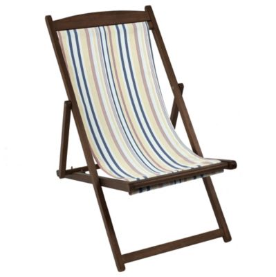 Sainsbury&39s FSC Deck Chair Beach Stripe