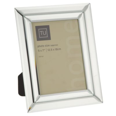 Tu Double Bevelled Mirrored Frame 5x7"