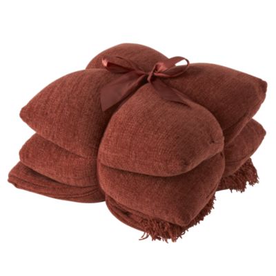 Tu Cushion and Throw Set Terrocotta