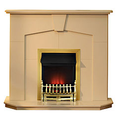 Abbey Traditional Electric Fireplace Suite