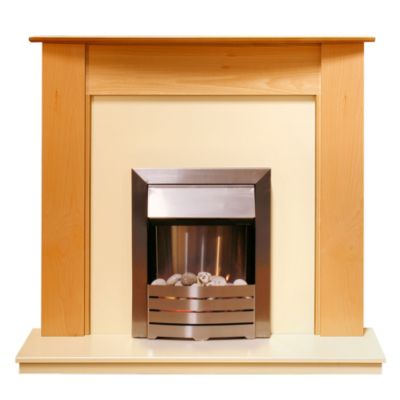 Statutory Capri Electric Fireplace Suite