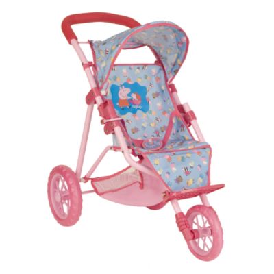 Peppa Pig 3 Wheel Stroller Statutory