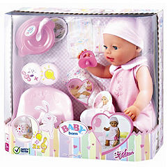 Zapf Creation White Baby Born Girl Doll with Magic Potty