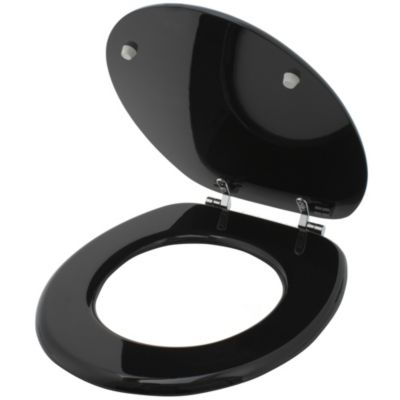 Statutory Tu Black Toilet Seat