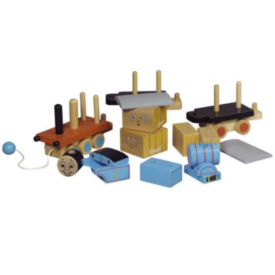 Push Along Wooden Stacking Thomas Statutory