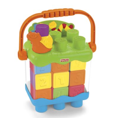 fisher Price Stack and Surprise Snail Pail