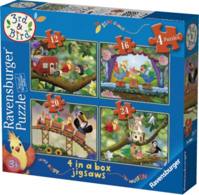 3rd amp Bird 4 Puzzles in a Box