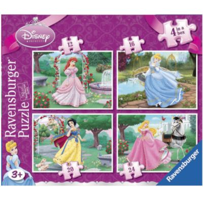 Disney Princess 4 Puzzles in a Box