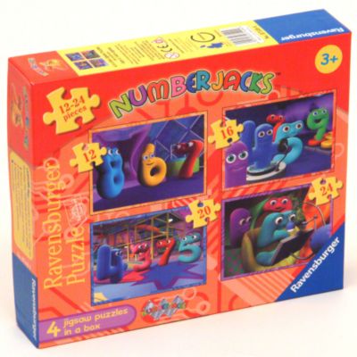 Numberjacks 4 Puzzles in a Box