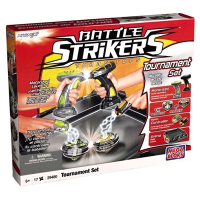 Mega Bloks Magnext Battle Strikers Tournament Set with Mauler and Turbine Tops