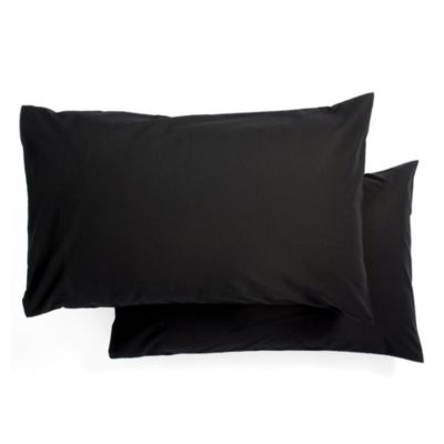 Tu Pillowcase Non-iron Black Pair