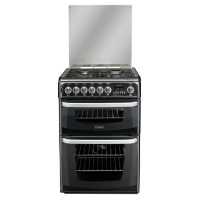 Cannon Harrogate C60DHKF Dual Fuel Double Fan Cooker Black