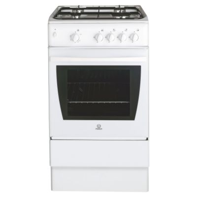 Indesit K3G2SWG Gas Cooker White