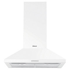 Hotpoint HE6TWH Chimney Cooker Hood White