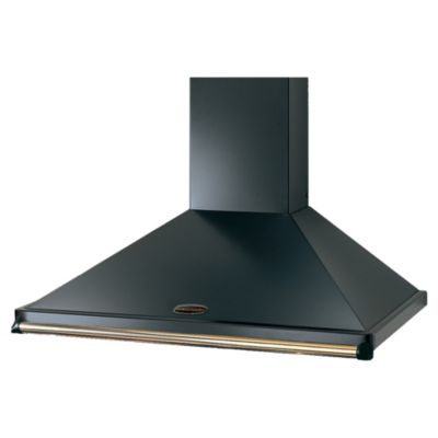 Rangemaster CLAHDC110BC/ BL 110CM Chimney Cooker Hood Black