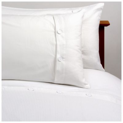 Tu Waffle Cuff Button Bedset White