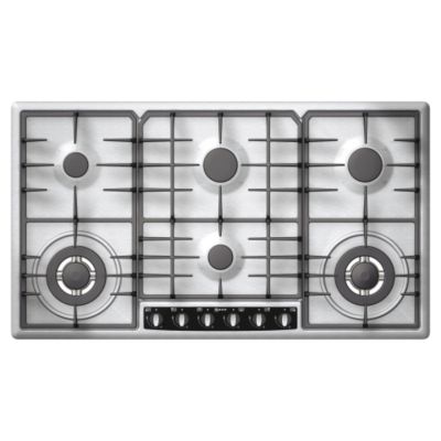 Neff T29S96N0 Gas Hob Stainless Steel