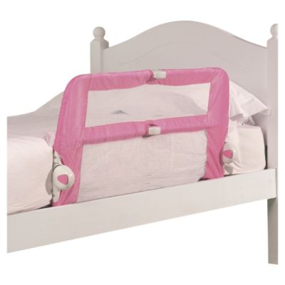 lindam Pink Soft Folding Bedrail Statutory