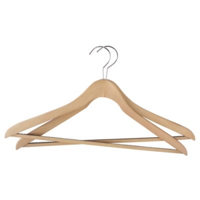Natural Wood Hangers 2-pack