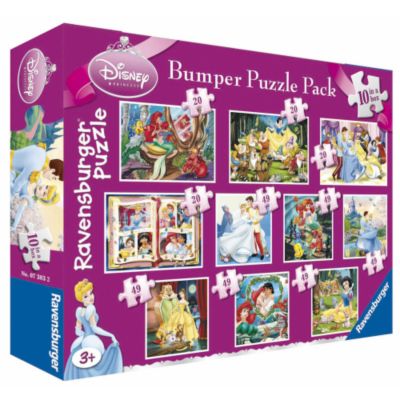 Disney Princess Bumper 10 in a Box Puzzles