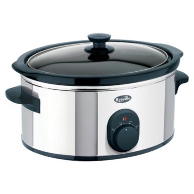 Statutory Breville VTP066 3.5L Slow Cooker Stainless Steel