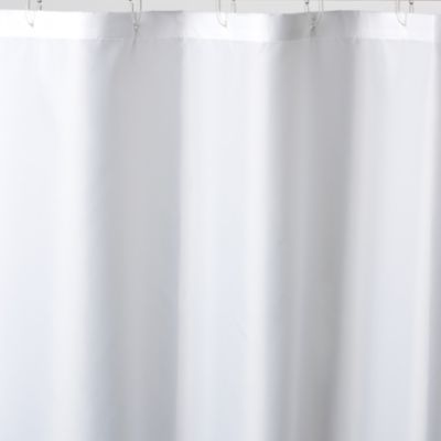 Tu White Shower Curtain & Hooks
