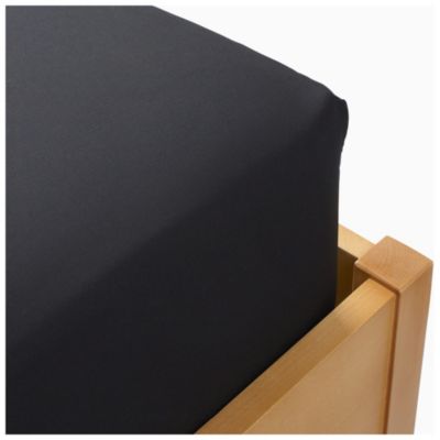 Tu Fitted Sheet Plain Non-iron Black