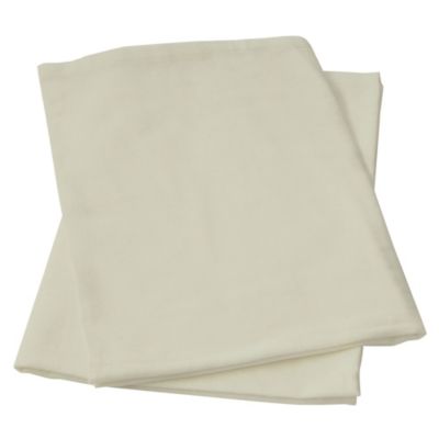 east Coast 2-Pack Cream Pram Flannelette Sheet