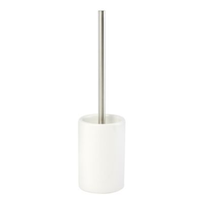 Tu White Slim Ceramic Toilet Brush
