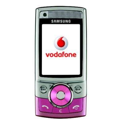Statutory Vodafone Samsung G600 Mobile Phone Pink